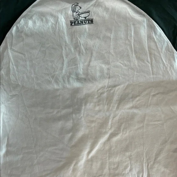Peanuts White and Green Tee - Picture 3 of 5